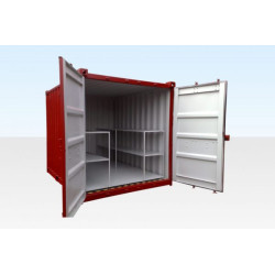 10 X 8FT FLAT FLOOR BUNDED STORE