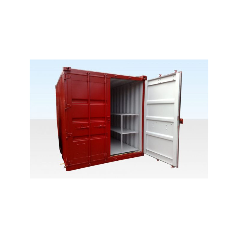 10 X 8FT FLAT FLOOR BUNDED STORE