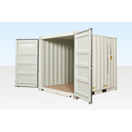 10FT X 8FT SHIPPING CONTAINER (ONE TRIP) WHITE (RAL 9003)