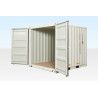10FT X 8FT SHIPPING CONTAINER (ONE TRIP) WHITE (RAL 9003)