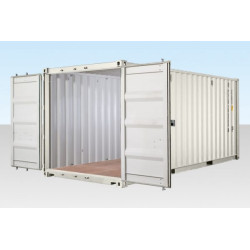 10FT X 8FT SHIPPING CONTAINER (ONE TRIP) WHITE (RAL 9003)