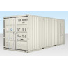 20FT SHIPPING CONTAINER (ONE TRIP) WHITE (RAL 9003)