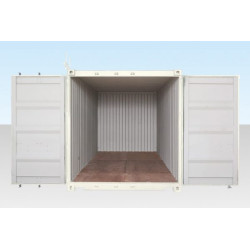 20FT SHIPPING CONTAINER (ONE TRIP) WHITE (RAL 9003)