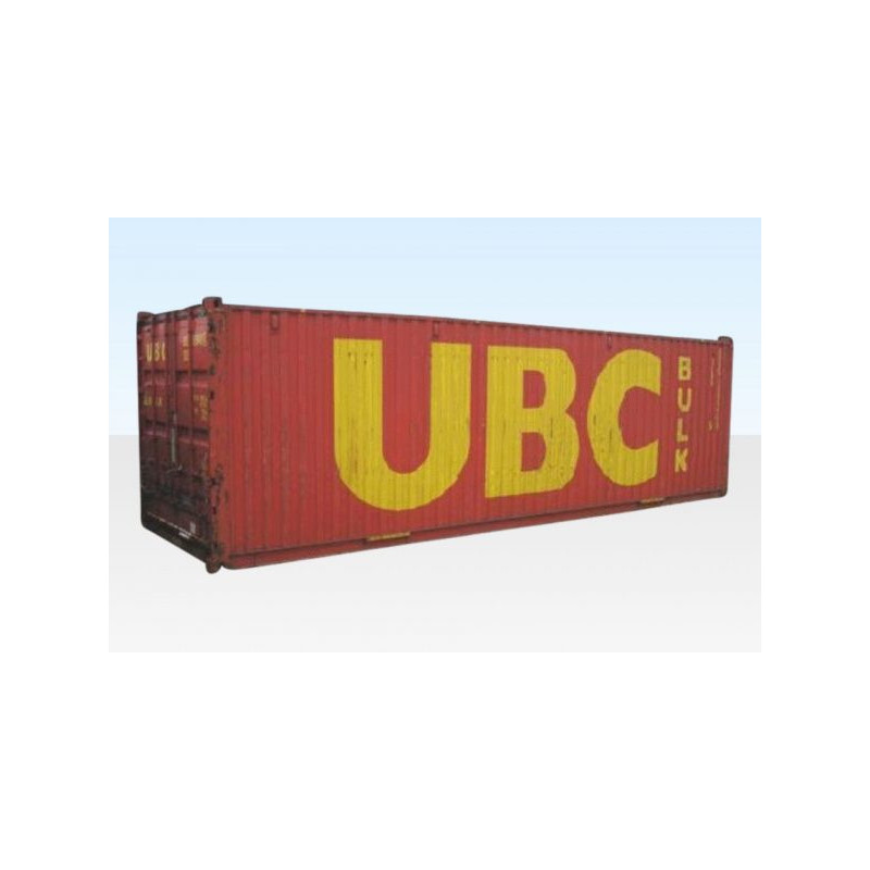 30FT X 8FT USED SHIPPING CONTAINER – CUT DOWN