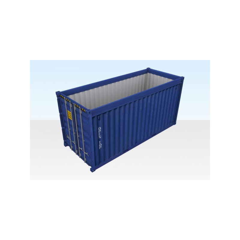 40FT X 8FT USED SHIPPING CONTAINER – OPEN-TOP