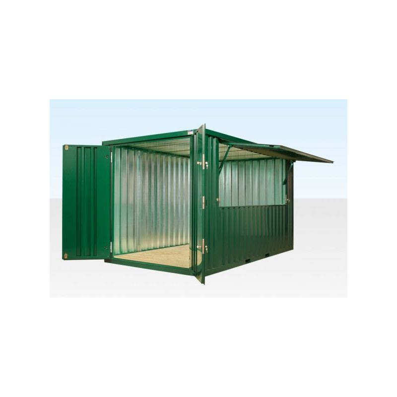 4M XL FLAT PACK KIOSK (RAL6005) – GREEN
