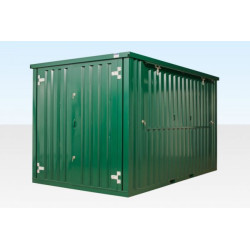 4M XL FLAT PACK KIOSK (RAL6005) – GREEN
